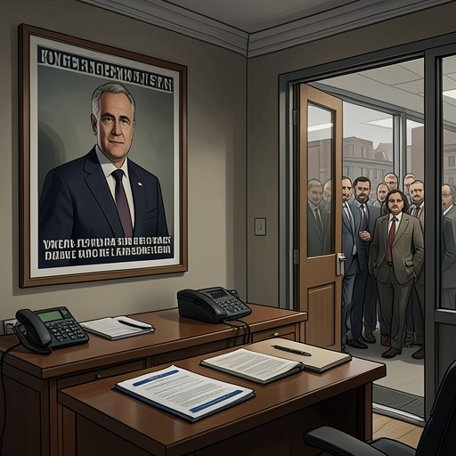 The Prosecutor Election from "Presumed Innocent". This flow traces Raymond's weakening campaign, Nico's political ascent, and the office's destabilizing transfer of power.