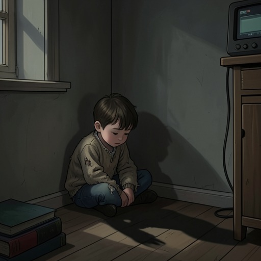The Inheritance of Trauma from "Presumed Innocent". This flow links Rusty's childhood experiences of violence and emotional deprivation to his understanding of family, suffering, and responsibility.