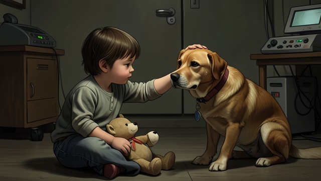 Comfort After the Carnage from "The Art of Racing in the Rain". Forgiveness in a child’s hand A frightening misunderstanding When Eve leaves abruptly and Enzo is left alone, he hallucinates that a stuffed animal is alive…