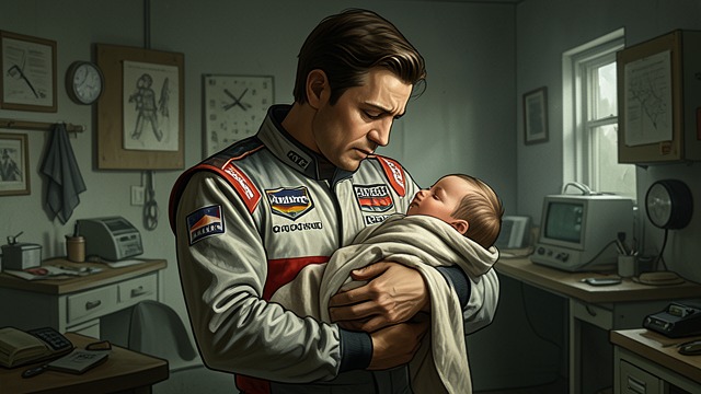 A Father’s First Disappointment from "The Art of Racing in the Rain". Love amid missed beginnings Two important arrivals Zoë is born at home while Denny is away at Daytona for the race he has worked toward for a year.