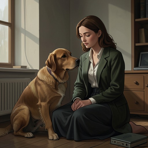 Enzo and Eve’s Uneasy Trust from "The Art of Racing in the Rain". This thread follows Enzo and Eve as rivalry gives way to affection, mutual comfort, and a final understanding shaped by her illness and death.