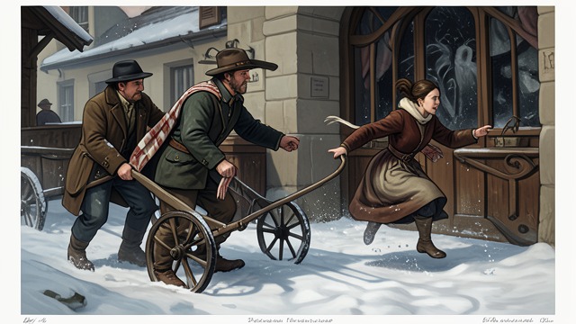 A Hand at the Window from "The Most Precious of Cargoes". A Hand at the Window The act of release Zacharie Grumberg pushes one twin through the wagon bars in a Prayer shawl.