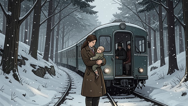 The Empty Return from "The Most Precious of Cargoes". The Empty Return An unseen passage The train heads back through the forest after unloading its passengers.