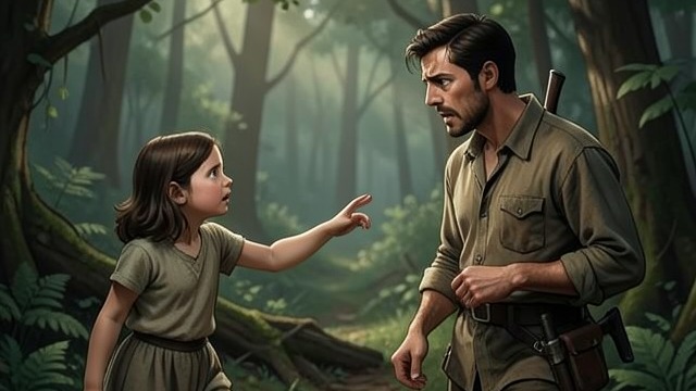 The Child Reaches Out from "The Most Precious of Cargoes". The Child Reaches Out Contact after fear The little girl reaches toward Poor Woodcutter, and he struggles against his desire to hold her.