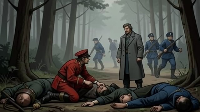 Liberation Without Peace from "The Most Precious of Cargoes". Liberation Without Peace A new army arrives A soldier among the Reds rescues the father from a shack of corpses.