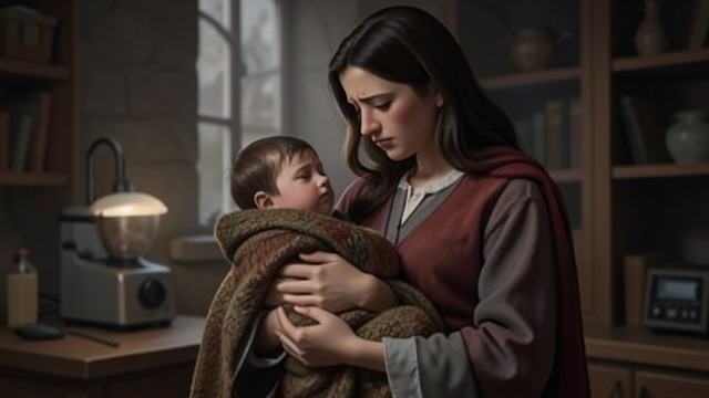 The Child She Claims from "The Most Precious of Cargoes". The Child She Claims A prayer answered unexpectedly Poor Woodcutter’s Wife finds a crying baby wrapped in a richly worked shawl.