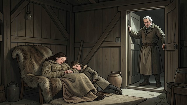 The Woodshed Refuge from "The Most Precious of Cargoes". The Woodshed Refuge Refusal and protection Poor Woodcutter rejects the baby and threatens to leave her by the track.