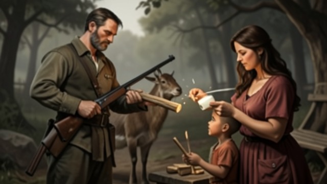 A Transaction for Milk from "The Most Precious of Cargoes". A Transaction for Milk Suspicion meets need The man questions Poor Woodcutter’s Wife about the baby and challenges her offer of firewood for goat’s milk.