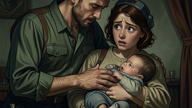 The Beating Heart from "The Most Precious of Cargoes". The Beating Heart Contact breaks through doctrine When Poor Woodcutter raises a hand against the crying child, his wife guides his palm to her chest.