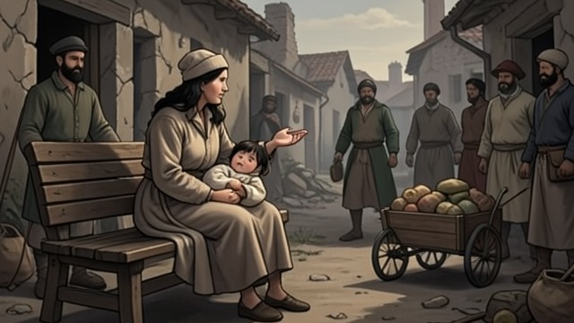 A Life Rebuilt in Public from "The Most Precious of Cargoes". A Life Rebuilt in Public A household on the move After the forest man is killed, Poor Woodcutter’s Wife gathers clothes, tools, cheese, and the girl, then…