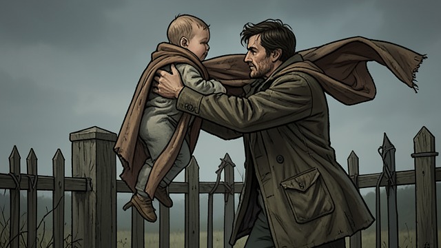 The Father’s Possession from "The Most Precious of Cargoes". The Father’s Possession A familiar object in the wagon Zacharie Grumberg takes his Prayer shawl from his pocket while searching for a way to save one twin.
