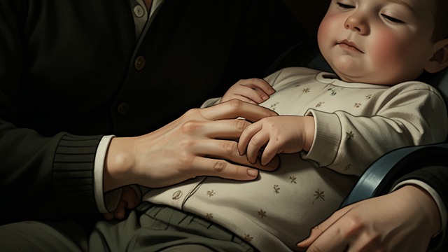 The Pulse Beneath the Hand from "The Most Precious of Cargoes". The Pulse Beneath the Hand A physical fact Poor Woodcutter’s Wife places his hand on the baby’s chest, where he feels the child’s heartbeat.