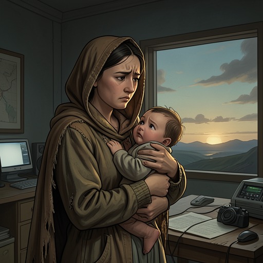 The Father’s Choice and Its Consequences from "The Most Precious of Cargoes". This flow follows the moral conflict of sending one infant from the train and the guilt, hope, and restraint that follow.
