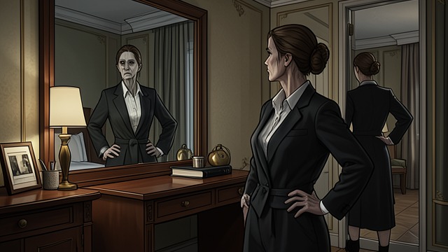 The Empty Hotel Mirror from "The Godmother". The Empty Hotel Mirror Alone in her luxurious hotel room, Rachel examines her body and wonders whether it reflects happiness or simply control.