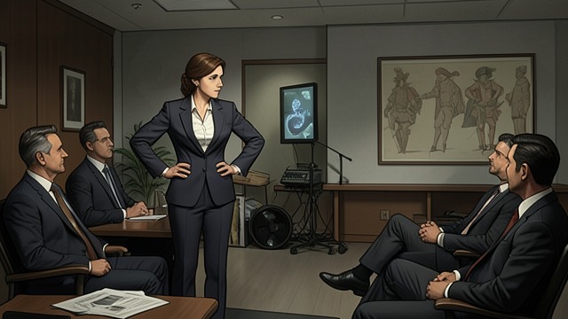 The Feisty Persona from "The Godmother". The Feisty Persona Rachel is known as a sharp, capable executive who gives as good as she gets in a male-dominated agency.