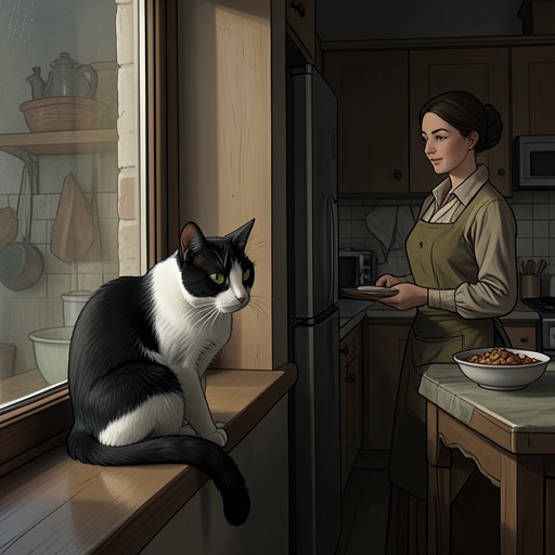The Cat That Stayed from "The Godmother". The persistent cat moves from unwanted visitor to household companion, helping Rachel experience attachment as an unscripted and reciprocal choice.