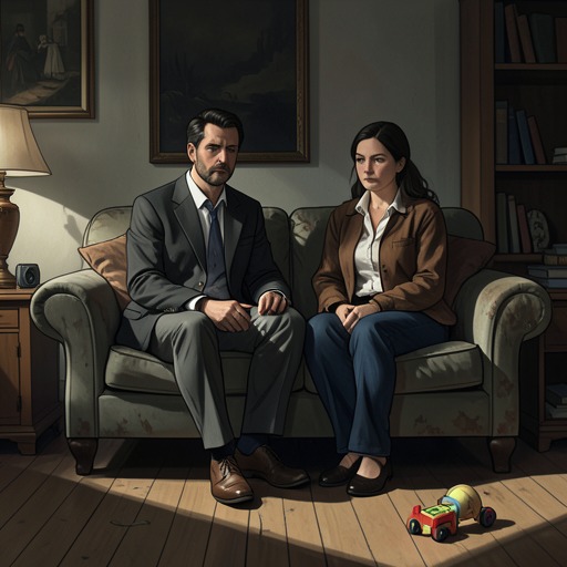 Anita and Giles’s Marriage from "The Godmother". Anita and Giles’s familiar cycle of resentment deepens into estrangement before Giles’s illness and Anita’s recovery create a cautious opening for repair.