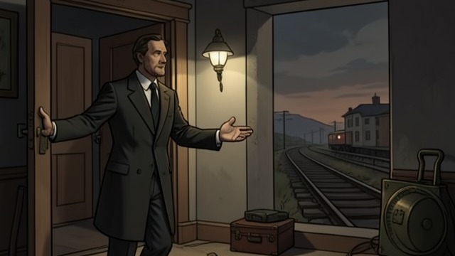 A Doorway to Discussion from "Peacemaker". A Doorway to Discussion Warning without threat Bren cautions Topari that a public challenge over Aseida could damage his own standing and entangle the railway…