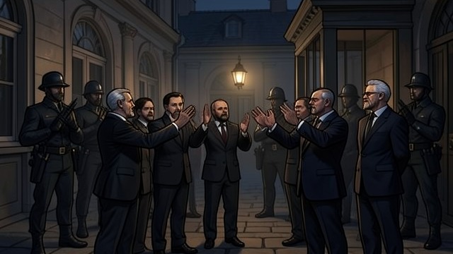 A Diplomatic Visit from "Peacemaker". A Diplomatic Visit Notice before force Bren and Jase go to the Kadagidi estate to complain about the danger to their guests and seek an apology.