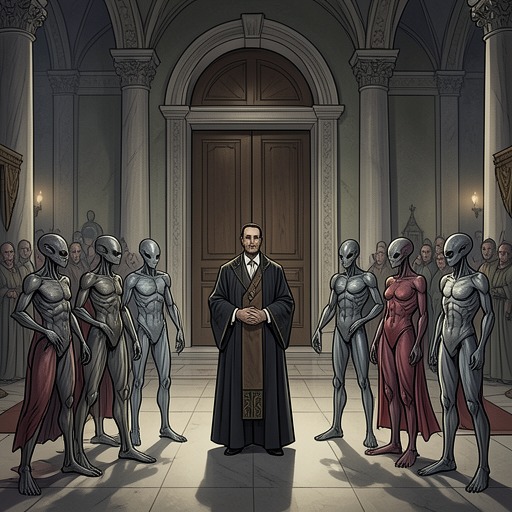 The Public Investiture from "Peacemaker". Tabini turns a birthday celebration into a public declaration of succession, while Cajeiri discovers that becoming heir is both an honor and a new burden.