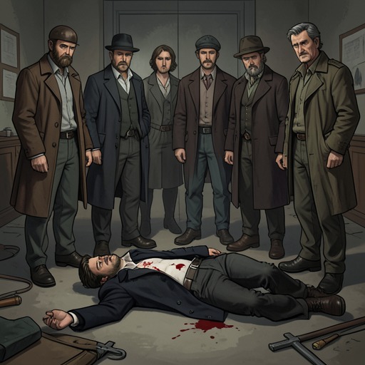 The Assassination of Komaji from "Peacemaker". Komaji’s unexplained death deepens Ajuri’s succession crisis and eventually gives Damiri a reason to question her family’s hidden role in the coup.