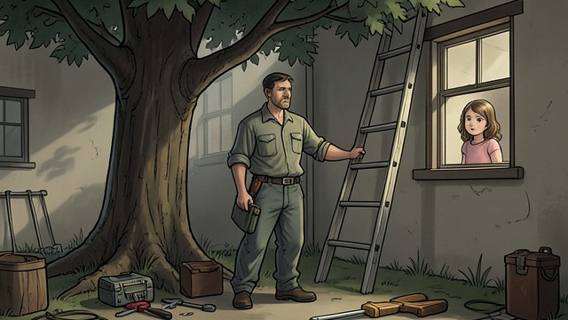 The First Treehouse Commission from "Gente que viene y ¡Bah!". Admiration meets resistance Diana’s request Diego sees how deeply his daughter wants a treehouse and asks Bea to build it.
