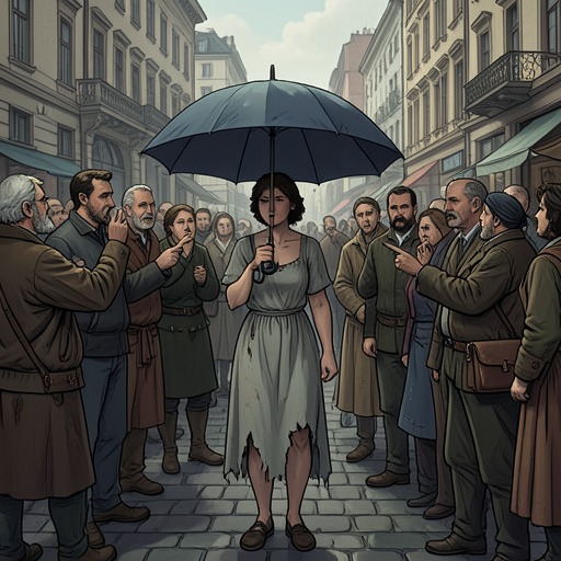 Media Intrusion and Public Spectacle from "Gente que viene y ¡Bah!". The private fallout of Bea’s breakup becomes public entertainment, then collides with local journalism and a divisive political protest.