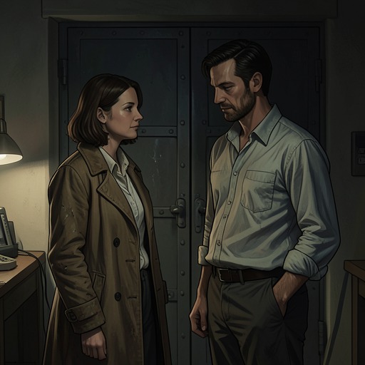 Irene and Román’s Political Conflict from "Gente que viene y ¡Bah!". The strained relationship between Irene and her ex-husband turns private resentment into political pressure around the biomass project and their son’s future.