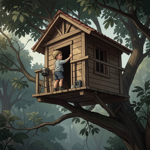Bea’s Treehouse and Architectural Renewal from "Gente que viene y ¡Bah!". Bea’s treehouse designs trace her return to architecture, the loss of her first site, and the eventual commission that opens a wider creative future.