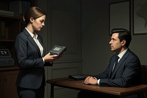 Johnny Kleintjes is held hostage to force the retrieval of the hard disk from "Heart of the Hunter". The Director’s coercion of Monica Kleintjes over her father Johnny Kleintjes makes the hidden hard disk the price of Johnny’s safety.