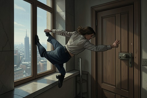 Miriam Nzululwazi falls to her death from the intelligence building from "Heart of the Hunter". Miriam Nzululwazi falls to her death from the intelligence building after leaving a Presidential Intelligence Unit interview room without an escort.