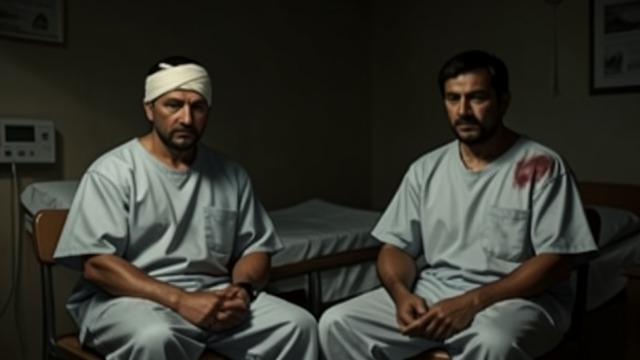 Friends in the Hospital from "Heart of the Hunter". Friends in the Hospital A Shared Trauma Thobela and Zatopek recover from a violent incident in hospital.
