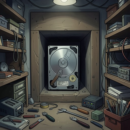 The Disk and Its Keepers from "Heart of the Hunter". This thread follows the hard disk from Johnny’s concealed archive through a chain of desperate attempts to control, retrieve, and protect it.