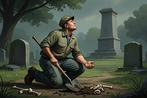 Discovery of the hidden skeleton in the Garden of Eternal Rest from "The Thursday Murder Club". The Discovery of the hidden skeleton in the Garden of Eternal Rest turns an expected cemetery excavation into evidence of a concealed burial: Bogdan finds two…