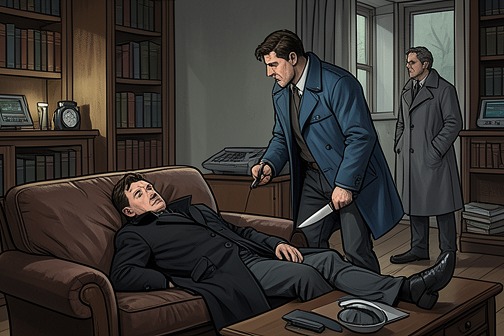 The murder of Tony Curran from "The Thursday Murder Club". The murder of Tony Curran is both a sudden attack and a crime delayed: Bogdan Jankowski kills him at home, then reveals that he had prepared the conditions for…