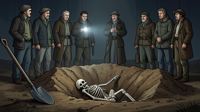 The Buried Secret Surfaces from "The Thursday Murder Club". The Buried Secret Surfaces A discovery stops the plan Bogdan uncovers a second skeleton concealed in a grave, forcing the cemetery dispute into a criminal…