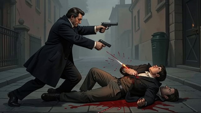 Curran Shoots the Dealer from "The Thursday Murder Club". Curran Shoots the Dealer Violence escalates Tony Curran shoots the young dealer, who later dies from his wound.