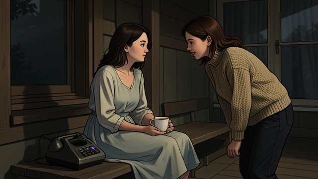 A Visit Becomes a Habit from "The Thursday Murder Club". A Visit Becomes a Habit A more open conversation Joanna comes down to see Joyce and shares news about her relationship and work.