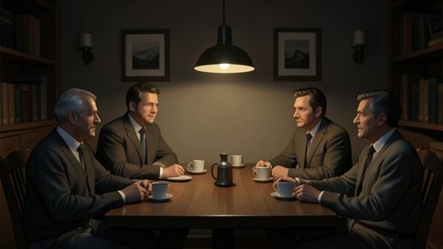 The Club Keeps Meeting from "The Thursday Murder Club". The Club Keeps Meeting A continuing ritual Despite Penny and John’s deaths and the unresolved pursuit of Gianni, the Thursday Murder Club keeps meeting.