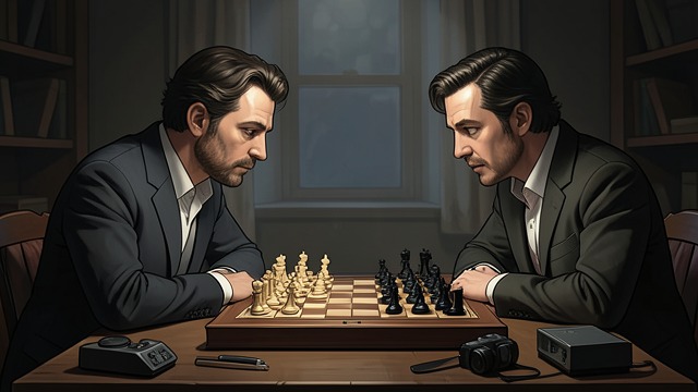 A Confession in Chess from "The Thursday Murder Club". A Confession in Chess Stephen draws out the truth While playing chess, Stephen asks Bogdan about Tony Curran and patiently lets him explain the killings.