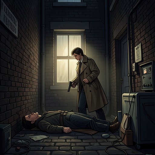 The Black Bridge Cover-Up from "The Thursday Murder Club". This flow follows the chain of violence from the shooting of a young dealer to the deaths of witnesses and the long pursuit of Gianni.