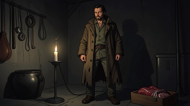 A Storeroom in the Dark from "Pinocchio". Survival by Chance A Ship’s Cargo The Great Shark has also swallowed a merchant vessel loaded with preserved meat, biscuits, wine, dried fruit, coffee, sugar…