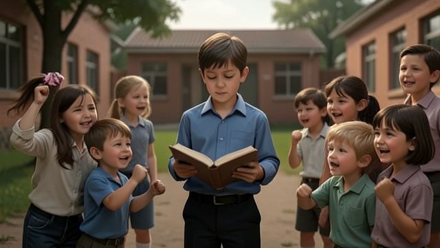 The Schoolyard Fight from "Pinocchio". Conflict at the Shore A False Excuse Pinocchio’s classmates persuade him to skip school by claiming a Great Shark has appeared.