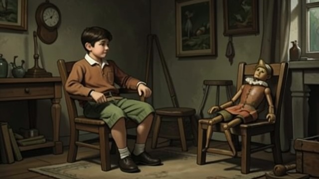 The Real Boy from "Pinocchio". Transformation Earned A Morning of Change Pinocchio wakes in a furnished room, sees new clothes, and discovers that he has become a real boy.