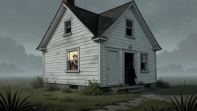 The Silent Child from "Pinocchio". A Mysterious Witness A Closed Door Pinocchio reaches a white house while fleeing the Assassins and begs for help.