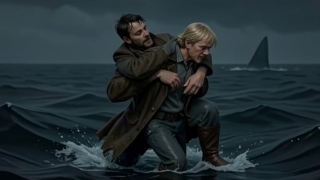 A Father Protected from "Pinocchio". Escape as Responsibility A Dangerous Plan Pinocchio finds Geppetto in the Great Shark and persuades him to attempt an escape.