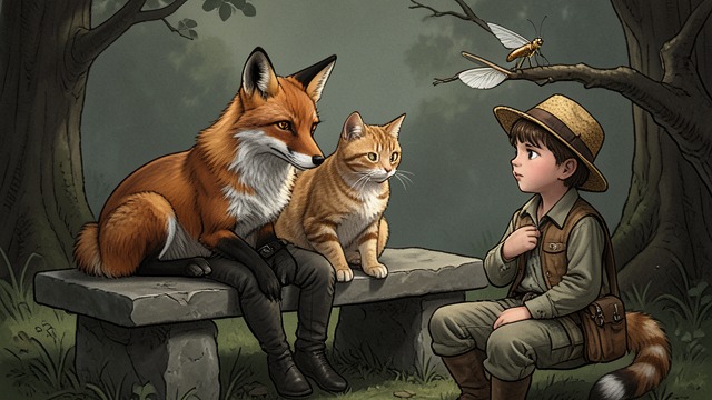False Friends on the Road from "Pinocchio". Trust Misplaced The Fox and the Cat The pair pretend to share knowledge of Geppetto and describe Pinocchio’s plan with apparent understanding.