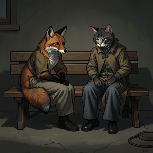 The Fox and the Cat’s Deception from "Pinocchio". The Fox and the Cat exploit Pinocchio’s appetite for easy gain, then reappear as a living counterexample to the prosperity they promised.