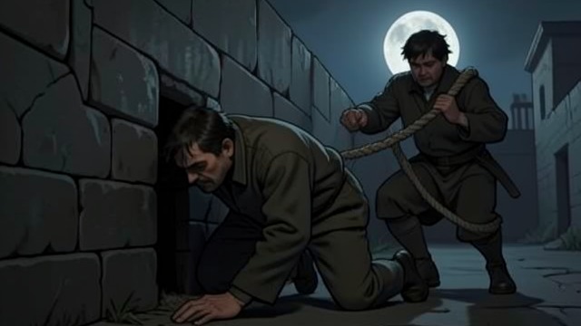 Escape into Exile from "Shantaram". A Break into Flight The escape Lin escapes an Australian maximum-security prison with another prisoner, using a daring route over the front wall.