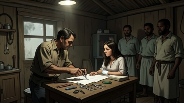 A Clinic Takes Root from "Shantaram". A Clinic Takes Root An improvised practice Lin begins treating neighbors in his hut with the first-aid training and kit he brought from Australia.